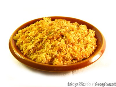 Arroz, col y judías blancas